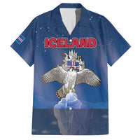 Personalized Iceland Hawaiian Shirt The Gyrfalcon With Symbol - Wonder Print Shop
