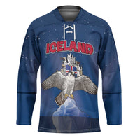 Personalized Iceland Hockey Jersey The Gyrfalcon With Symbol - Wonder Print Shop