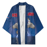 Personalized Iceland Kimono The Gyrfalcon With Symbol - Wonder Print Shop