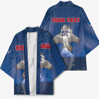 Personalized Iceland Kimono The Gyrfalcon With Symbol - Wonder Print Shop