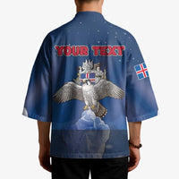 Personalized Iceland Kimono The Gyrfalcon With Symbol - Wonder Print Shop