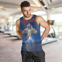 Personalized Iceland Men Tank Top The Gyrfalcon With Symbol - Wonder Print Shop