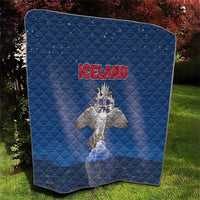 Iceland Quilt The Gyrfalcon With Symbol - Wonder Print Shop