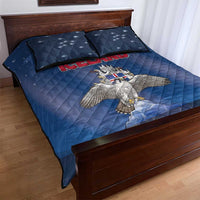 Iceland Quilt Bed Set The Gyrfalcon With Symbol - Wonder Print Shop