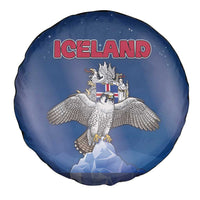 Iceland Spare Tire Cover The Gyrfalcon With Symbol - Wonder Print Shop