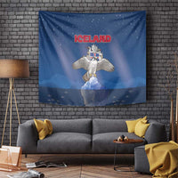 Iceland Tapestry The Gyrfalcon With Symbol - Wonder Print Shop