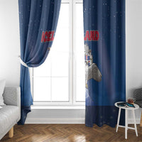Iceland Window Curtain The Gyrfalcon With Symbol - Wonder Print Shop