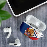 Czech Republic Christmas AirPods Case The Lion With Coat Of Arms - Wonder Print Shop