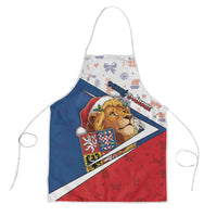 Czech Republic Christmas Apron The Lion With Coat Of Arms - Wonder Print Shop