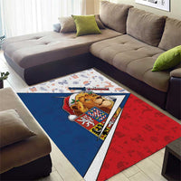 Czech Republic Christmas Area Rug The Lion With Coat Of Arms - Wonder Print Shop