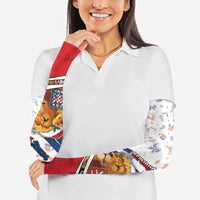 Czech Republic Christmas Arm Sleeves The Lion With Coat Of Arms - Wonder Print Shop