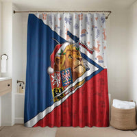 Czech Republic Christmas Bathroom Set The Lion With Coat Of Arms - Wonder Print Shop