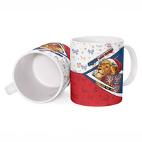Czech Republic Christmas Ceramic Mug The Lion With Coat Of Arms - Wonder Print Shop