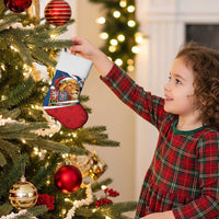 Czech Republic Christmas Stocking The Lion With Coat Of Arms - Wonder Print Shop