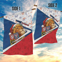 Czech Republic Christmas Garden Flag The Lion With Coat Of Arms - Wonder Print Shop