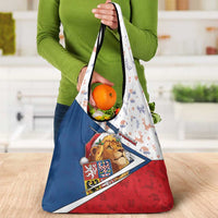 Czech Republic Christmas Grocery Bag The Lion With Coat Of Arms - Wonder Print Shop