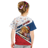 Czech Republic Christmas Kid T Shirt The Lion With Coat Of Arms - Wonder Print Shop