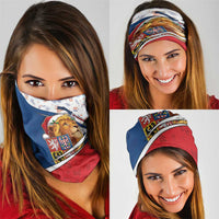 Czech Republic Christmas Neck Gaiter The Lion With Coat Of Arms - Wonder Print Shop