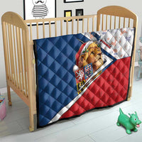 Czech Republic Christmas Quilt The Lion With Coat Of Arms - Wonder Print Shop