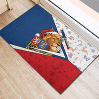 Czech Republic Christmas Rubber Doormat The Lion With Coat Of Arms - Wonder Print Shop