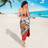 Czech Republic Christmas Sarong The Lion With Coat Of Arms - Wonder Print Shop