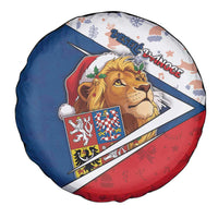 Czech Republic Christmas Spare Tire Cover The Lion With Coat Of Arms - Wonder Print Shop