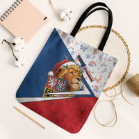 Czech Republic Christmas Tote Bag The Lion With Coat Of Arms - Wonder Print Shop