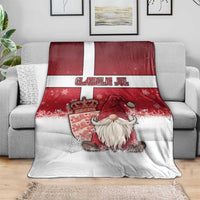 Denmark Christmas Blanket Nisse Glaedelig Jul - Wonder Print Shop