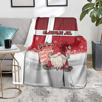 Denmark Christmas Blanket Nisse Glaedelig Jul - Wonder Print Shop