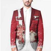 Denmark Christmas Blazer Nisse Glaedelig Jul - Wonder Print Shop