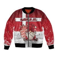 Denmark Christmas Bomber Jacket Nisse Glaedelig Jul - Wonder Print Shop