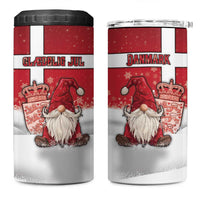 Denmark Christmas 4 in 1 Can Cooler Tumbler Nisse Glaedelig Jul - Wonder Print Shop
