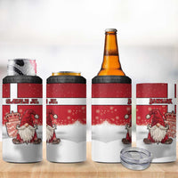 Denmark Christmas 4 in 1 Can Cooler Tumbler Nisse Glaedelig Jul - Wonder Print Shop