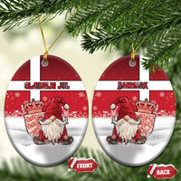 Denmark Christmas Ceramic Ornament Nisse Glaedelig Jul - Wonder Print Shop