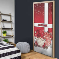 Denmark Christmas Door Cover Nisse Glaedelig Jul - Wonder Print Shop