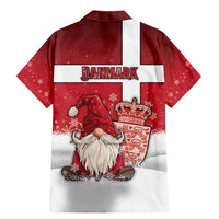 Denmark Christmas Family Matching Mermaid Dress and Hawaiian Shirt Nisse Glaedelig Jul - Wonder Print Shop