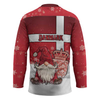 Denmark Christmas Hockey Jersey Nisse Glaedelig Jul - Wonder Print Shop