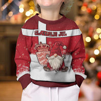 Denmark Christmas Kid Ugly Christmas Sweater Nisse Glaedelig Jul - Wonder Print Shop
