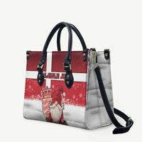 Denmark Christmas Leather Bag Nisse Glaedelig Jul - Wonder Print Shop