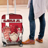 Denmark Christmas Luggage Cover Nisse Glaedelig Jul - Wonder Print Shop