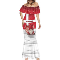 Denmark Christmas Mermaid Dress Nisse Glaedelig Jul - Wonder Print Shop