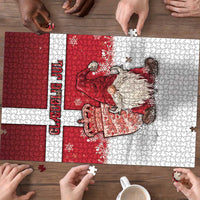 Denmark Christmas Puzzle Nisse Glaedelig Jul - Wonder Print Shop