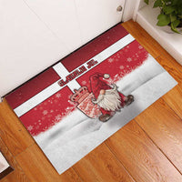 Denmark Christmas Rubber Doormat Nisse Glaedelig Jul - Wonder Print Shop
