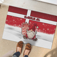 Denmark Christmas Rubber Doormat Nisse Glaedelig Jul - Wonder Print Shop