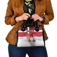 Denmark Christmas Shoulder Handbag Nisse Glaedelig Jul - Wonder Print Shop