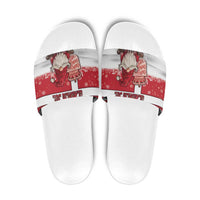 Denmark Christmas Slide Sandals Nisse Glaedelig Jul - Wonder Print Shop