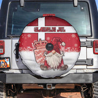 Denmark Christmas Spare Tire Cover Nisse Glaedelig Jul - Wonder Print Shop