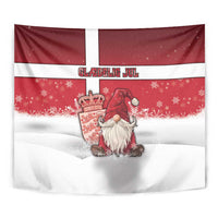 Denmark Christmas Tapestry Nisse Glaedelig Jul - Wonder Print Shop
