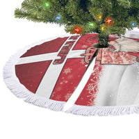 Denmark Christmas Tree Skirt Nisse Glaedelig Jul - Wonder Print Shop