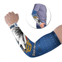 Personalized Estonia Christmas Arm Sleeves Haid Joule - Wonder Print Shop